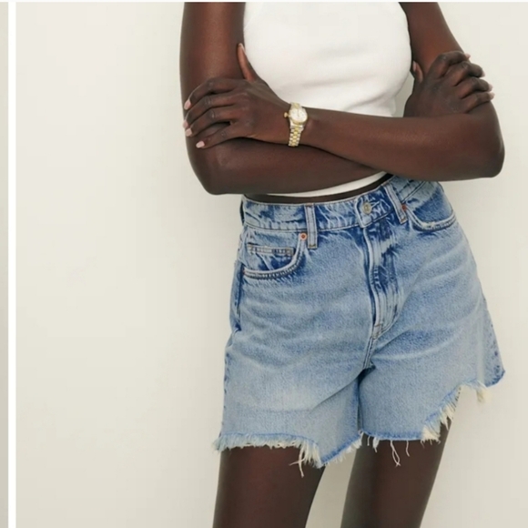 REFORMATION WILDER high Waist Shorts 32